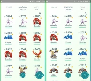 Conta de Pokémon GO