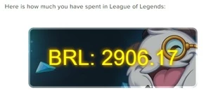 conta gold flex,nv440,333skins,2609 reais de skin - League of Legends LOL