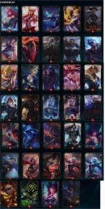 conta gold flex,nv440,333skins,2609 reais de skin - League of Legends LOL