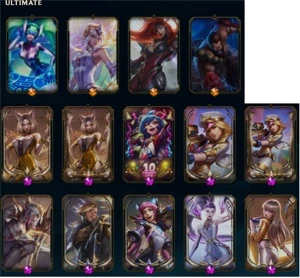 conta gold flex,nv440,333skins,2609 reais de skin - League of Legends LOL