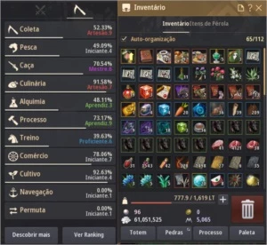 Conta bdo Feiticeira lvl 60 Pacote Ouro - Black Desert