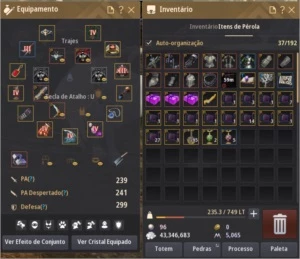 Conta bdo Feiticeira lvl 60 Pacote Ouro - Black Desert