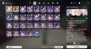 Conta GENSHIN AR60 (22*T5 + 14 armas T5) + STAR RAIL 8*T5 - Genshin Impact