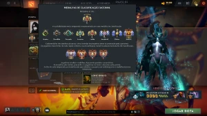 Conta Dota 2 Lenda 5, 3060 Mmr Com Arcana Da Pa