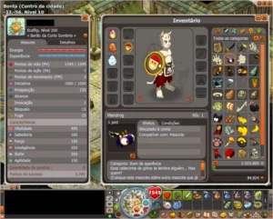 CONTA dofus com 4 personagens!!