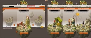 CONTA dofus com 4 personagens!!