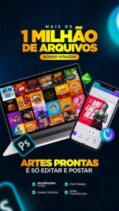 Artes Editáveis e prontas para designer + 1milhão prontas - Digital Services