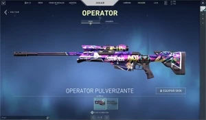 Conta valorant com muitas skins!
