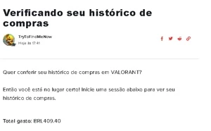 Conta valorant com muitas skins!