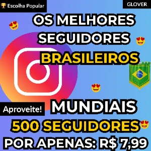 [Promoção] 500 Seguidores Instagram por apenas R$ 7,99