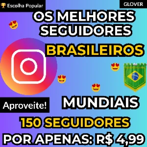 [Promoção] 150 Seguidores Instagram por apenas R$ 4,99