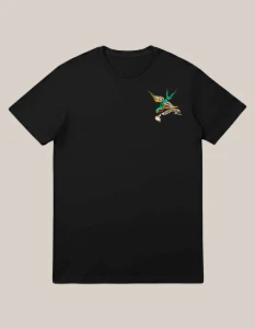 Camiseta Preta Hope - Artesanato e Personalizados