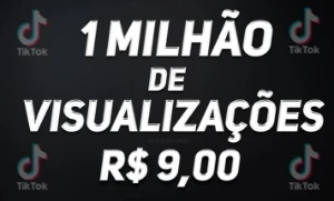 1 milhão de visualizações tiktok(promoção) - Redes Sociais