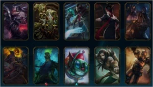CONTA COM 98 SKINS - CORKI OVINI UMA DAS MAIS RARAS - League of Legends LOL