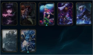 CONTA COM 98 SKINS - CORKI OVINI UMA DAS MAIS RARAS - League of Legends LOL