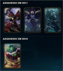 CONTA COM 98 SKINS - CORKI OVINI UMA DAS MAIS RARAS - League of Legends LOL
