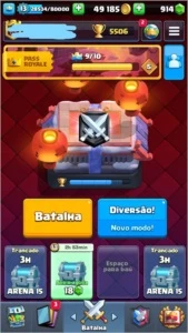 CONTA CLASH NV 13 5.5K TROFEUS - Clash Royale