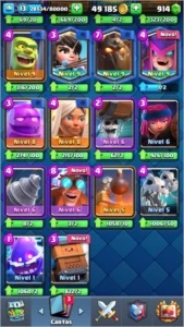 CONTA CLASH NV 13 5.5K TROFEUS - Clash Royale