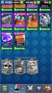 CONTA CLASH NV 13 5.5K TROFEUS - Clash Royale