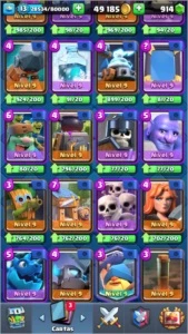 CONTA CLASH NV 13 5.5K TROFEUS - Clash Royale