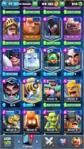 CONTA CLASH NV 13 5.5K TROFEUS - Clash Royale