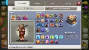 Vendo conta cv 11 quase full  nvl 163 com 6 construtores - Clash of Clans