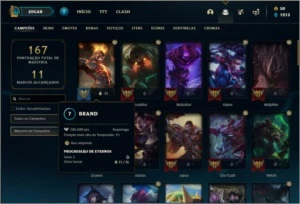 Conta Diamante 2 Barata - League of Legends LOL