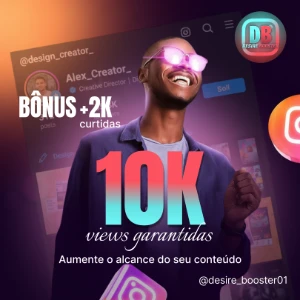 10 Mil Visualizações No Instagram/Tiktok - Redes Sociais