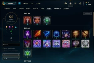 League of Legends - LOL - CONTA PLATINA 1 NA SEASON 10