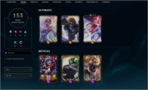 Conta League of Legends Diamante 4 - MUITAS SKIN LOL