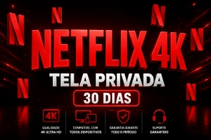 Netflix 4K - Tela Privada  30 Dias - Assinaturas e Premium