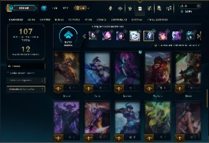 Diamante 4 com 50 Champs e 18 Skins - League of Legends LOL
