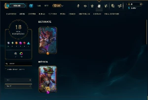 Diamante 4 com 50 Champs e 18 Skins - League of Legends LOL