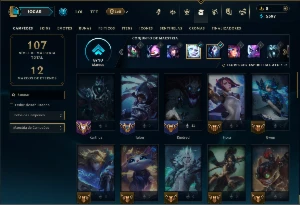 Diamante 4 com 50 Champs e 18 Skins - League of Legends LOL