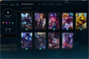 Conta Smurf Platina 3 + Rp na conta + 8 Skins 17 crm + Email - League of Legends LOL