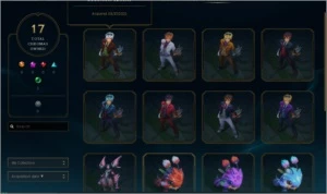 Conta Smurf Platina 3 + Rp na conta + 8 Skins 17 crm + Email - League of Legends LOL
