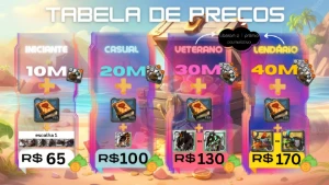 Pacote: Prata | Tomos | Montaria 🏆