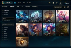 Conta unranked com Ramus rei, Kayle juiza, Riven campeonato. - League of Legends LOL