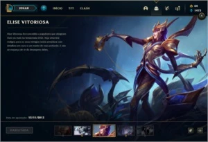 Conta unranked com Ramus rei, Kayle juiza, Riven campeonato. - League of Legends LOL