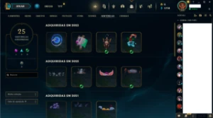 Conta De Lol 161 Skins, Skins RARAS Quase Full Champ TOP - League of Legends: Wild Rift LOL WR