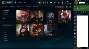 Conta De Lol 161 Skins, Skins RARAS Quase Full Champ TOP - League of Legends: Wild Rift LOL WR