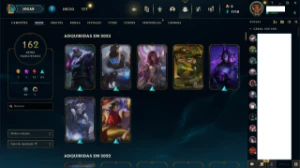 Conta De Lol 161 Skins, Skins RARAS Quase Full Champ TOP - League of Legends: Wild Rift LOL WR