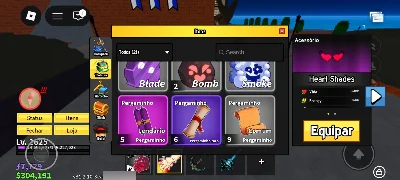 !DESCRIÇÃO! conta de blox fruits - Roblox