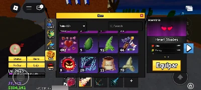!DESCRIÇÃO! conta de blox fruits - Roblox