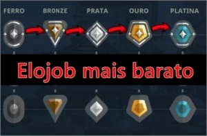 elojob do ferro ao platina barato - Valorant