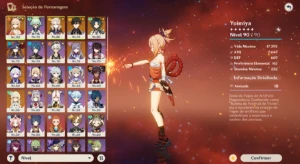 AR 55 com Zhongli + Xiao + Albedo + Yoimiya e mais! - Genshin Impact