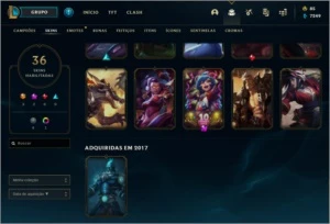 GOLD3 + LEE SIN PRESTÍGIO + 3 ULTIMATES - League of Legends LOL
