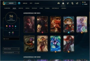 GOLD3 + LEE SIN PRESTÍGIO + 3 ULTIMATES - League of Legends LOL