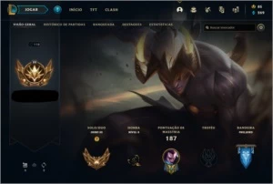 GOLD3 + LEE SIN PRESTÍGIO + 3 ULTIMATES - League of Legends LOL