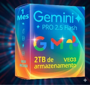 Gemini + Veo3 2.5 Pro (Exclusivo 1 Mês) - Softwares and Licenses